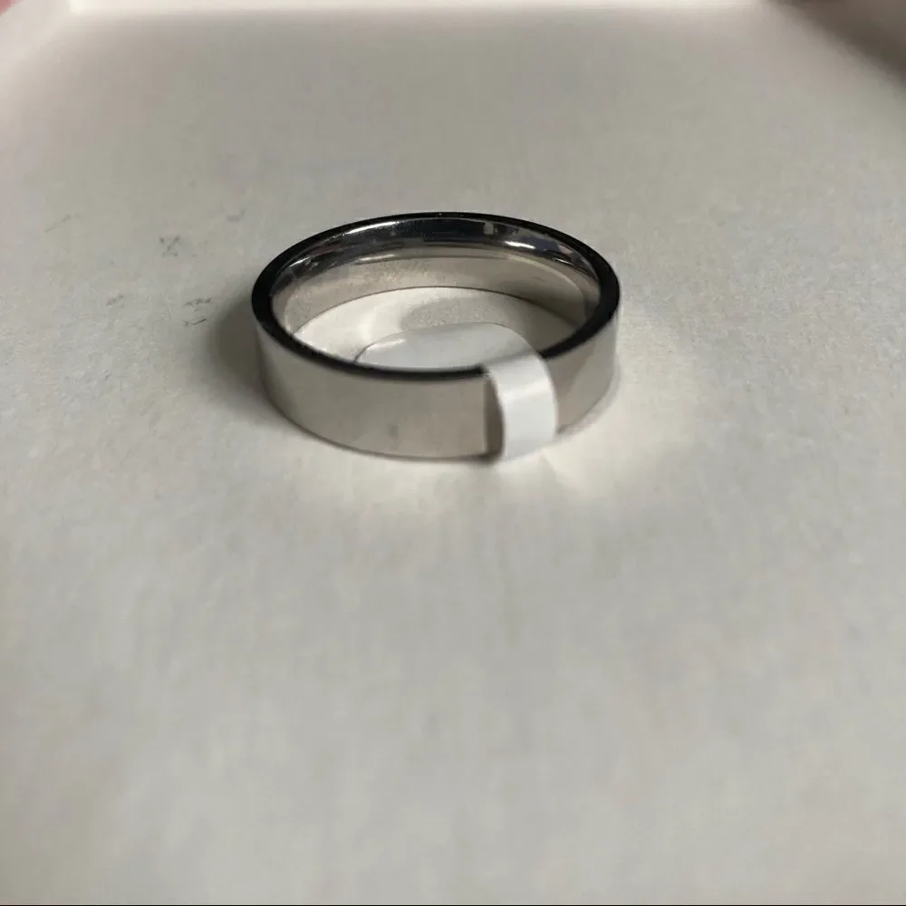 Men's Stainless Steel Black Easter Cross Ring